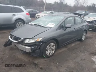 2013 Honda Civic LX with VIN 19XFB2F58DE282839, listed as a IAAI auction lot 41697629 with 123,766 mi miles and . Bid and sale history available at DreamBid. Image 18.