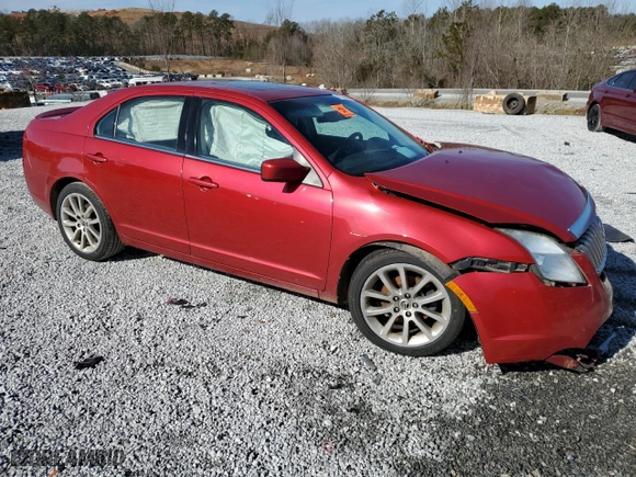 2010 Mercury Milan Premier with VIN 3MEHM0JA0AR663129, listed as a Copart auction lot 42334885 with 0 mi miles and Salvage Title. Bid and sale history available at carsss.com. Image 4.
