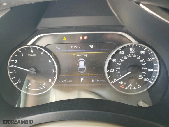 2018 Nissan Murano Platinum with VIN 5N1AZ2MHXJN199371, listed as a Copart auction lot 77049424 with 81,270 mi miles and Salvage Title. Bid and sale history available at carsss.com. Image 9.
