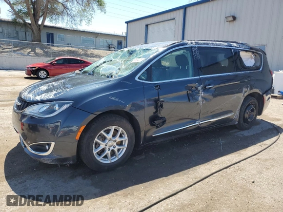 2020 Chrysler Pacifica Touring L with VIN 2C4RC1BG2LR209328, listed as a Copart auction lot 55634475 with 156,604 mi miles and Salvage title. Bid and sale history available at DreamBid. Image 1.