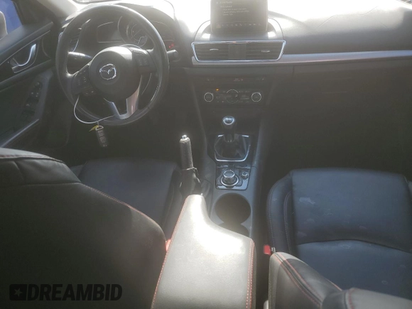 2015 Mazda 3 S Touring with VIN JM1BM1V35F1229282, listed as a Copart auction lot 50940705 with 107,196 mi miles and Clean Title. Bid and sale history available at DreamBid. Image 8.