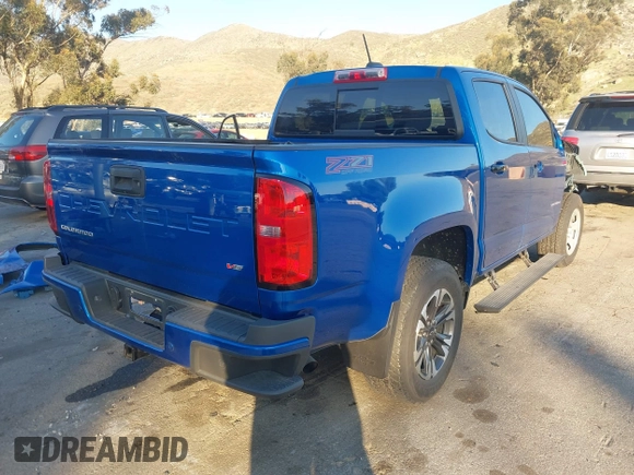 2021 Chevrolet Colorado 4WD Z71 with VIN 1GCGTDEN6M1264115, listed as a IAAI auction lot 41667276 with 31,304 mi miles and . Bid and sale history available at DreamBid. Image 4.