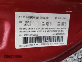 2006 Chrysler PT Cruiser z VIN 3C3HY55X76T204731, wystawiony jako Copart lot #49281695 z przebiegiem 182 202 mil mil oraz Szkoda całkowita • Salvage title. Historia ofert i sprzedaży dostępna na DreamBid. Obrazek 12.