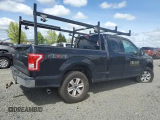 2017 Ford F-150 XL with VIN 1FTEX1E82HFA34892, listed as a Copart auction lot 44759455 with 102,764 mi miles and Salvage Title. Bid and sale history available at carsss.com. Image 3.