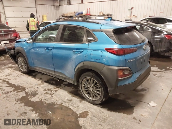 2020 Hyundai Kona SEL Plus with VIN KM8K6CAA8LU546800, listed as a IAAI auction lot 41618252 with 45,671 mi miles and . Bid and sale history available at DreamBid. Image 3.