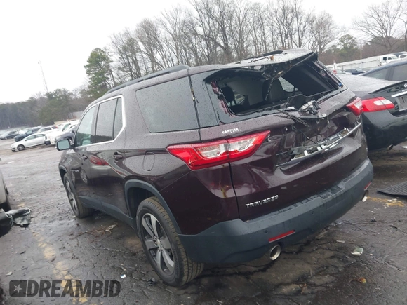 2019 Chevrolet Traverse LT z VIN 1GNERHKW8KJ117969, wystawiony jako IAAI lot #41619931 z przebiegiem 64 767 mil mil oraz . Historia ofert i sprzedaży dostępna na DreamBid. Obrazek 3.