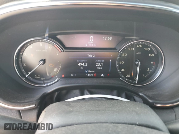 2022 Cadillac CT5 Luxury with VIN 1G6DM5RK6N0136036, listed as a Copart auction lot 42095055 with 14,325 mi miles and Salvage Title. Bid and sale history available at carsss.com. Image 9.