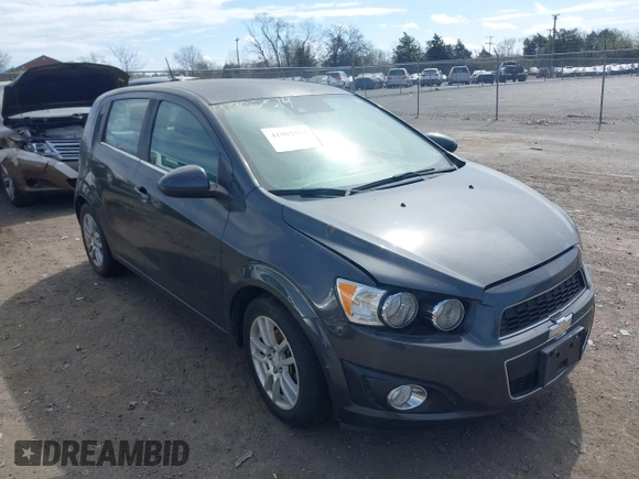 2016 Chevrolet Sonic LT with VIN 1G1JC6SH1G4168081, listed as a IAAI auction lot 41902514 with 82,543 mi miles. Bid and sale history available at carsss.com. Image 1.