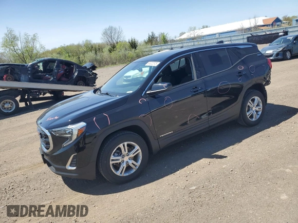 2018 GMC Terrain SLE z VIN 3GKALTEV6JL247131, wystawiony jako Copart lot #54932575 z przebiegiem 60 870 mil mil oraz Szkoda całkowita • Salvage title. Historia ofert i sprzedaży dostępna na DreamBid. Obrazek 1.