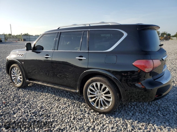 2015 Infiniti QX80 with VIN JN8AZ2NF5F9573374, listed as a Copart auction lot 57489775 with 128,848 mi miles and Salvage title. Bid and sale history available at DreamBid. Image 2.