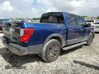 2017 Nissan Titan SL with VIN 1N6AA1E6XHN536129, listed as a Copart auction lot 60496415 with 132,269 mi miles and Salvage title. Bid and sale history available at DreamBid. Image 3.