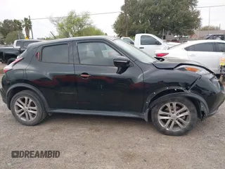 2015 Nissan Juke SV with VIN JN8AF5MR7FT502217, listed as a IAAI auction lot 41748106 with 97,200 mi miles. Bid and sale history available at carsss.com. Image 13.