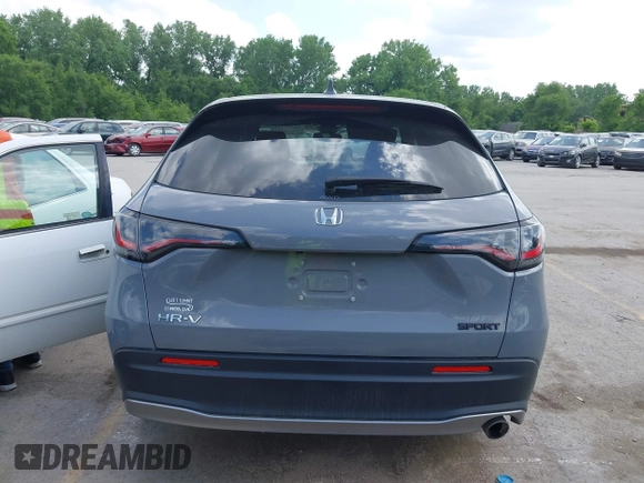 2024 Honda HR-V Sport with VIN 3CZRZ2H59RM764412, listed as a IAAI auction lot 42264334 with 19,406 mi miles and . Bid and sale history available at DreamBid. Image 16.