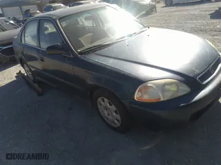 1998 Honda Civic LX with VIN 2HGEJ6672WH543706, listed as a IAAI auction lot 41720995 with 374,552 mi miles. Bid and sale history available at carsss.com. Image 1.