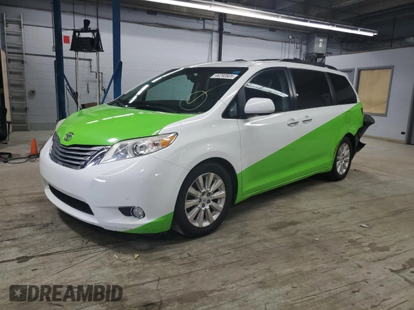 2011 Toyota Sienna XLE AAS with VIN 5TDYK3DC9BS020976, listed as a Copart auction lot 46280905 with 258,265 mi miles and Salvage Title. Bid and sale history available at DreamBid. Image 1.