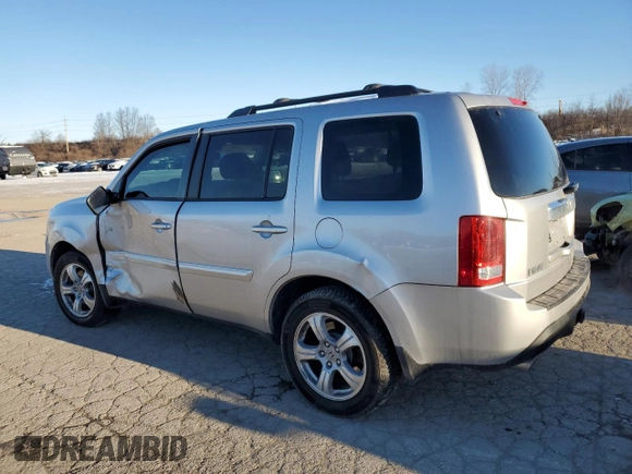 2014 Honda Pilot EX-L with VIN 5FNYF4H53EB020616, listed as a Copart auction lot 41699005 with 124,698 mi miles and Salvage Title. Bid and sale history available at DreamBid. Image 2.