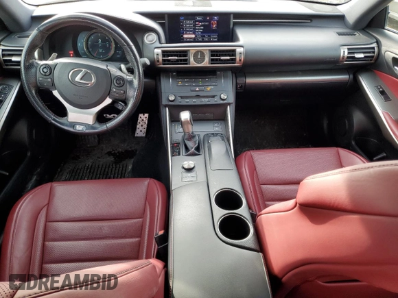 2016 Lexus IS 350 with VIN JTHCE1D27G5012075, listed as a Copart auction lot 43336725 with 58,279 mi miles and Clean title. Bid and sale history available at DreamBid. Image 8.