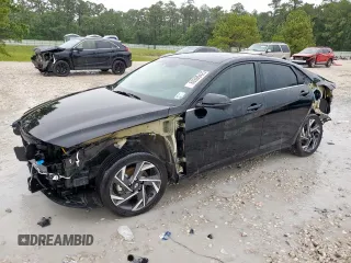 2024 Hyundai Elantra Limited с VIN KMHLP4DG2RU641062, выставлен на аукционе Copart как лот 60599425 с пробегом 45 144 миль миль и Списание • Salvage title. История ставок и продаж доступна на DreamBid. Изображение 1.