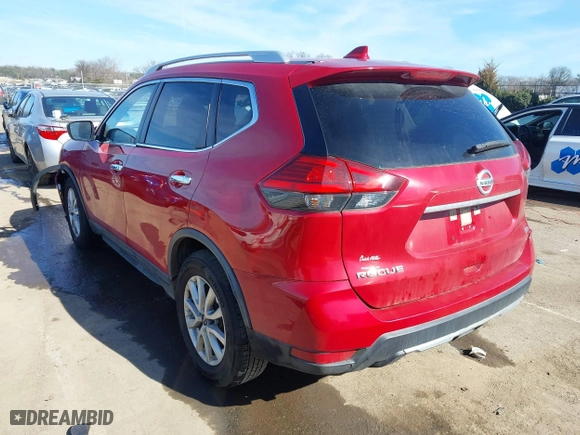 2017 Nissan Rogue SL with VIN JN8AT2MT1HW397520, listed as a IAAI auction lot 41463776 with 102,775 mi miles. Bid and sale history available at carsss.com. Image 3.