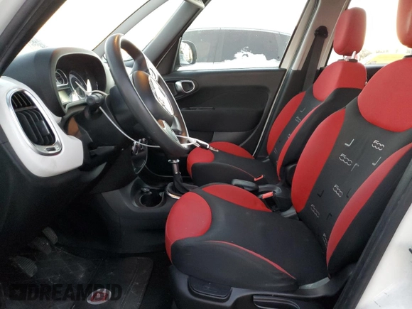 2014 FIAT 500L Pop with VIN ZFBCFAAH5EZ010325, listed as a Copart auction lot 89113515 with 61,869 mi miles and Salvage title. Bid and sale history available at DreamBid. Image 7.