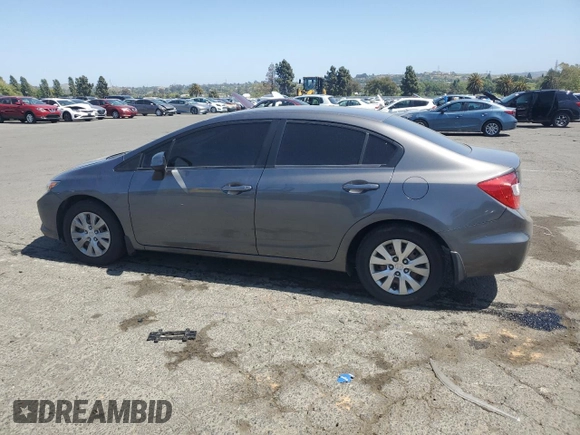 2012 Honda Civic LX z VIN 2HGFB2F59CH603985, wystawiony jako Copart lot #55675435 z przebiegiem 125 567 mil mil oraz Szkoda całkowita • Salvage title. Historia ofert i sprzedaży dostępna na DreamBid. Obrazek 2.