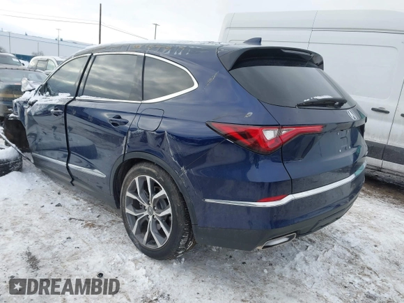2024 Acura MDX Technology with VIN 5J8YE1H43RL026753, listed as a IAAI auction lot 41334412 with 8,677 mi miles and . Bid and sale history available at DreamBid. Image 3.