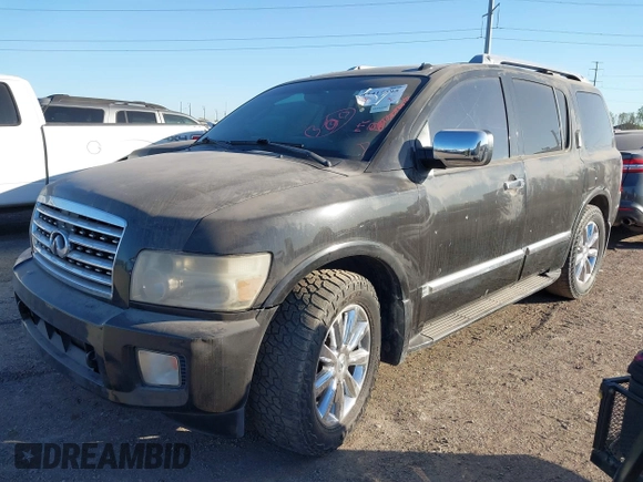 2009 Infiniti QX56 with VIN 5N3AA08D69N904172, listed as a IAAI auction lot 41756378 with 209,031 mi miles. Bid and sale history available at carsss.com. Image 2.