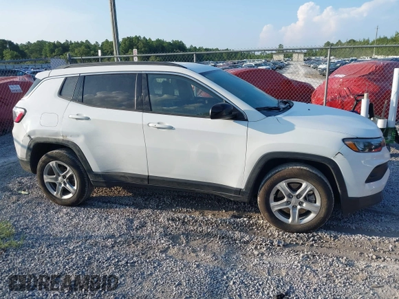 2024 Jeep Compass Latitude with VIN 3C4NJDBN5RT607238, listed as a IAAI auction lot 42732895 with 43,063 mi miles and . Bid and sale history available at DreamBid. Image 13.