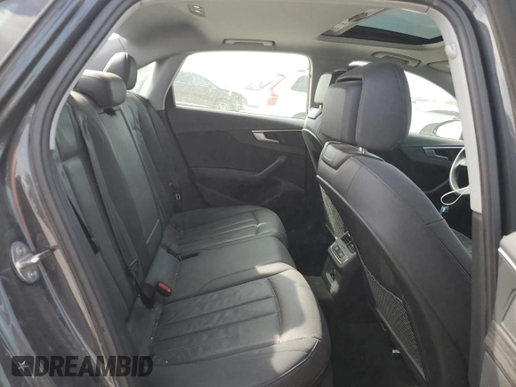 2019 Audi A4 Premium with VIN WAUGMAF46KN018153, listed as a Copart auction lot 49652305 with 80,307 mi miles and Salvage title. Bid and sale history available at DreamBid. Image 10.