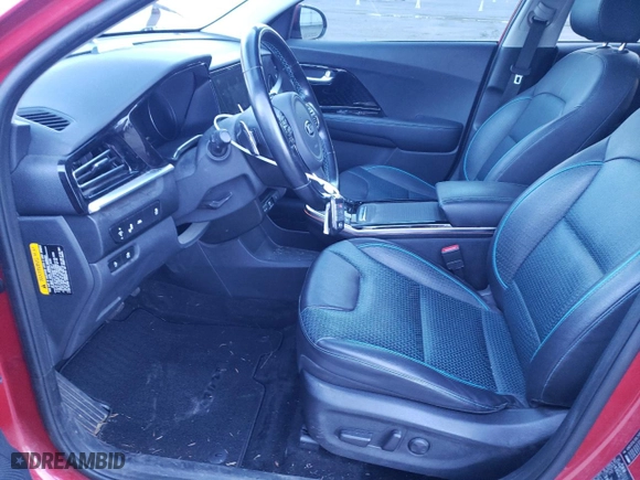 2020 Kia Niro EV EX Premium with VIN KNDCE3LG6L5061840, listed as a Copart auction lot 44328075 with 112,027 mi miles and Salvage Title. Bid and sale history available at carsss.com. Image 7.