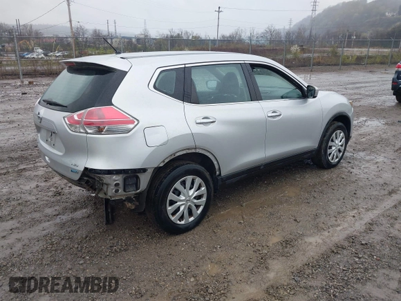 2014 Nissan Rogue SV with VIN 5N1AT2MV5EC776722, listed as a IAAI auction lot 42005088 with 107,723 mi miles. Bid and sale history available at carsss.com. Image 4.
