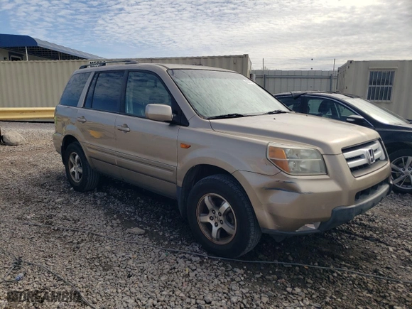 2006 Honda Pilot EX-L with RES with VIN 5FNYF28666B035206, listed as a Copart auction lot 43287705 with 214,327 mi miles and Clean Title. Bid and sale history available at carsss.com. Image 4.