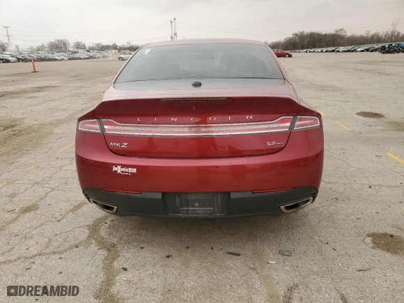 2015 Lincoln MKZ with VIN 3LN6L2JK4FR617273, listed as a Copart auction lot 49673915 with 134,224 mi miles and Salvage Title. Bid and sale history available at carsss.com. Image 6.