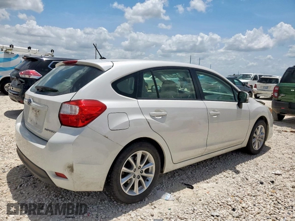2012 Subaru Impreza Premium with VIN JF1GPAC68CG231570, listed as a Copart auction lot 62942705 with 115,833 mi miles and Salvage title. Bid and sale history available at DreamBid. Image 3.