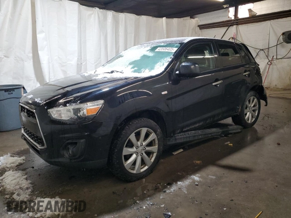 2015 Mitsubishi Outlander Sport 2.4 ES with VIN 4A4AR3AW2FE060025, listed as a Copart auction lot 43506405 with 119,047 mi miles and Salvage Title. Bid and sale history available at carsss.com. Image 1.