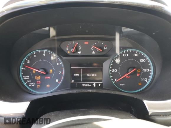 2021 Chevrolet Traverse LS with VIN 1GNERFKWXMJ242575, listed as a Copart auction lot 57480565 with 105,810 mi miles and Salvage title. Bid and sale history available at DreamBid. Image 9.