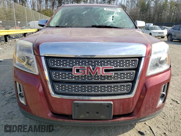 2010 GMC Terrain SLT-2 with VIN 2CTFLHEY7A6410922, listed as a Copart auction lot 47777645 with 128,475 mi miles and Salvage Title. Bid and sale history available at carsss.com. Image 5.