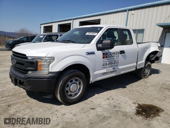 2019 Ford F-150 XL z VIN 1FTEX1CB5KKE89247, wystawiony jako Copart lot #48970685 z przebiegiem 194 936 mil mil oraz Szkoda całkowita • Salvage title. Historia ofert i sprzedaży dostępna na DreamBid. Obrazek 1.