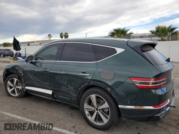2023 Genesis GV80 with VIN KMUHCESC5PU137756, listed as a Copart auction lot 81332203 with 2,984 mi miles and Salvage title. Bid and sale history available at DreamBid. Image 2.