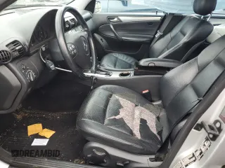 2005 Mercedes-Benz C 230 Kompressor with VIN WDBRF40J25F667368, listed as a Copart auction lot 59930135 with 149,996 mi miles and Salvage title. Bid and sale history available at DreamBid. Image 7.