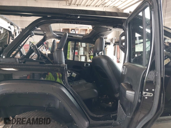 2021 Jeep Wrangler Unlimited Sport Altitude with VIN 1C4HJXDN8MW740087, listed as a IAAI auction lot 42419095 with Not provided miles and . Bid and sale history available at DreamBid. Image 8.