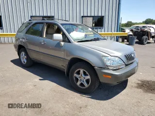 2002 Lexus RX 300 with VIN JTJHF10U220265688, listed as a Copart auction lot 62247264 with 89,459 mi miles and Salvage Title. Bid and sale history available at carsss.com. Image 4.