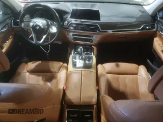 2017 BMW 7 Series 740i xDrive with VIN WBA7E4C59HGU99315, listed as a Copart auction lot 51578444 with 0 mi miles. Bid and sale history available at carsss.com. Image 8.