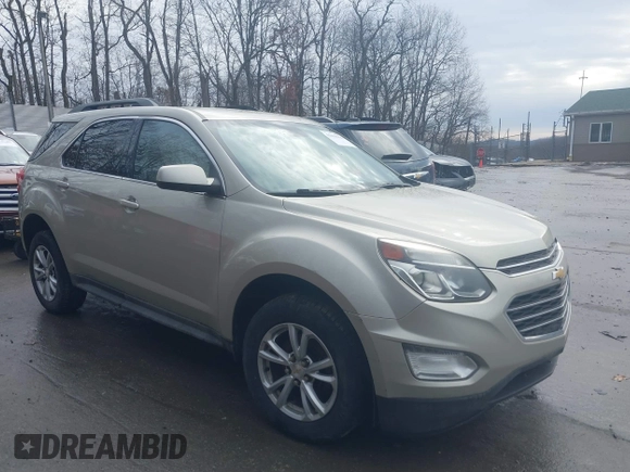 2016 Chevrolet Equinox LT with VIN 2GNALCEK1G1173507, listed as a IAAI auction lot 41439456 with 105,382 mi miles and . Bid and sale history available at DreamBid. Image 1.