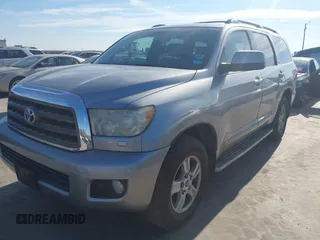 2010 Toyota Sequoia SR5 with VIN 5TDZM5G16AS002051, listed as a IAAI auction lot 41313149 with 182,666 mi miles. Bid and sale history available at carsss.com. Image 2.