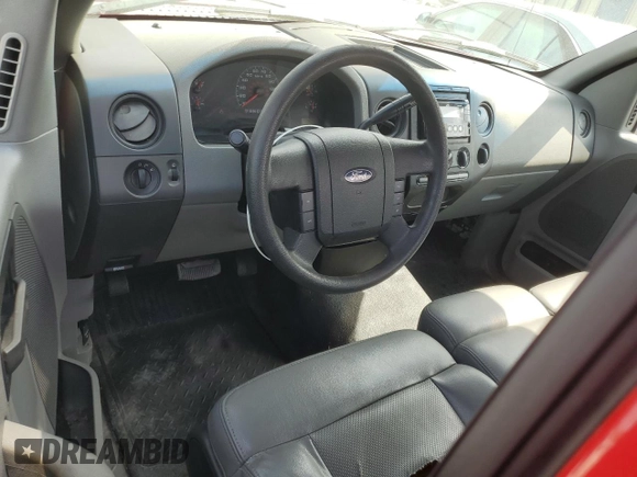 2007 Ford F-150 XL with VIN 1FTRF12247NA44414, listed as a Copart auction lot 53447705 with 144,243 mi miles and Salvage Title. Bid and sale history available at carsss.com. Image 8.