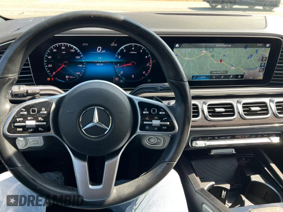 2020 Mercedes-Benz GLE 350 with VIN 4JGFB4JEXLA112448, listed as a Copart auction lot 61493635 with 85,249 mi miles and Clean title. Bid and sale history available at DreamBid. Image 7.