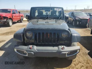 2014 Jeep Wrangler Unlimited Sahara with VIN 1C4BJWEGXEL150119, listed as a Copart auction lot 52378075 with 122,443 mi miles and Salvage Title. Bid and sale history available at carsss.com. Image 5.
