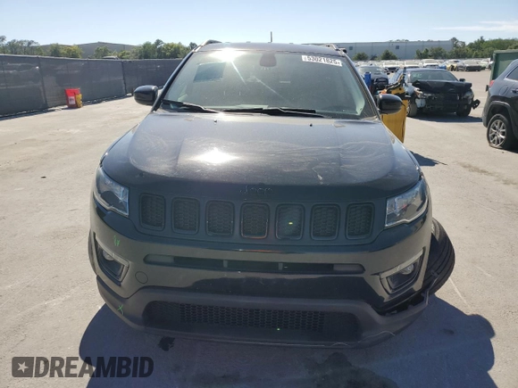 2020 Jeep Compass Latitude with VIN 3C4NJCBB1LT236568, listed as a Copart auction lot 53021825 with 65,114 mi miles and Salvage Title. Bid and sale history available at carsss.com. Image 5.