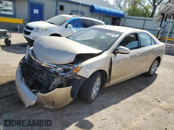 2012 Toyota Camry L with VIN 4T4BF1FKXCR264489, listed as a Copart auction lot 53485495 with 131,762 mi miles and Salvage Title. Bid and sale history available at carsss.com. Image 1.